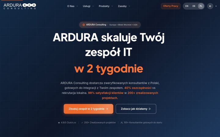 Screenshot di ardura.pl