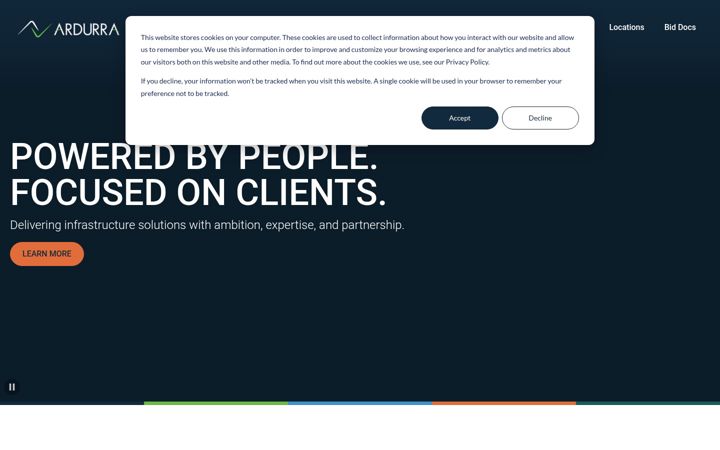 Screenshot von ardurra.com