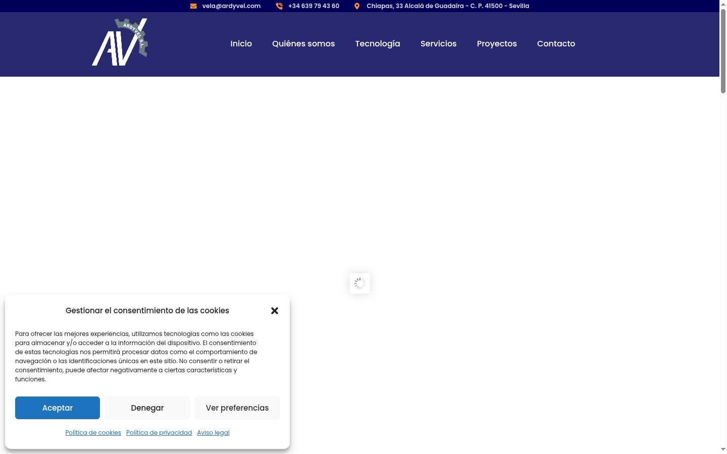 Snimka zaslona bannera za privolu prikazanog prije bilo kakve interakcije