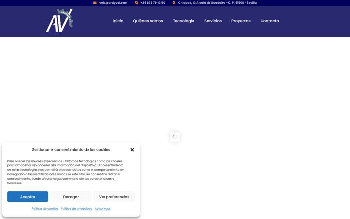 Captură de ecran a ardyvel.com