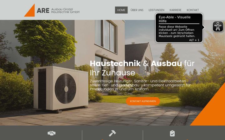 Screenshot di are-ausbau.de