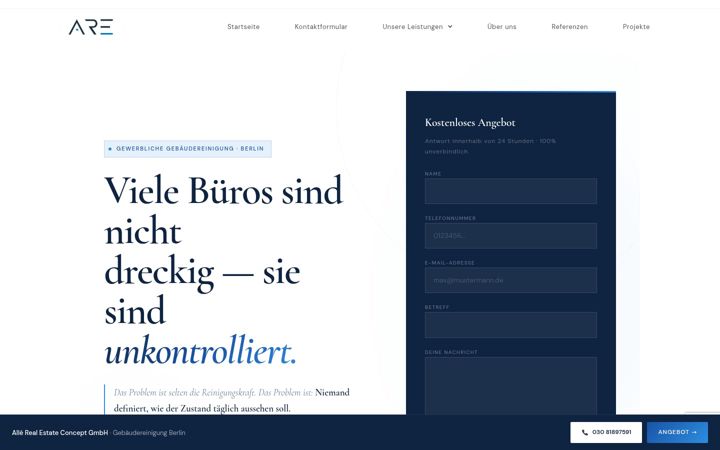 Ekrano kopija are-concept.de