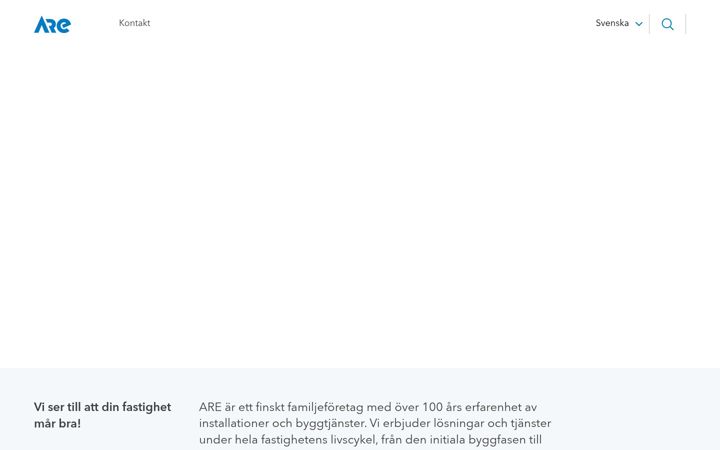 Screenshot stránky are-group.se
