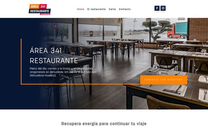 Capture d'écran de area341restaurante.com