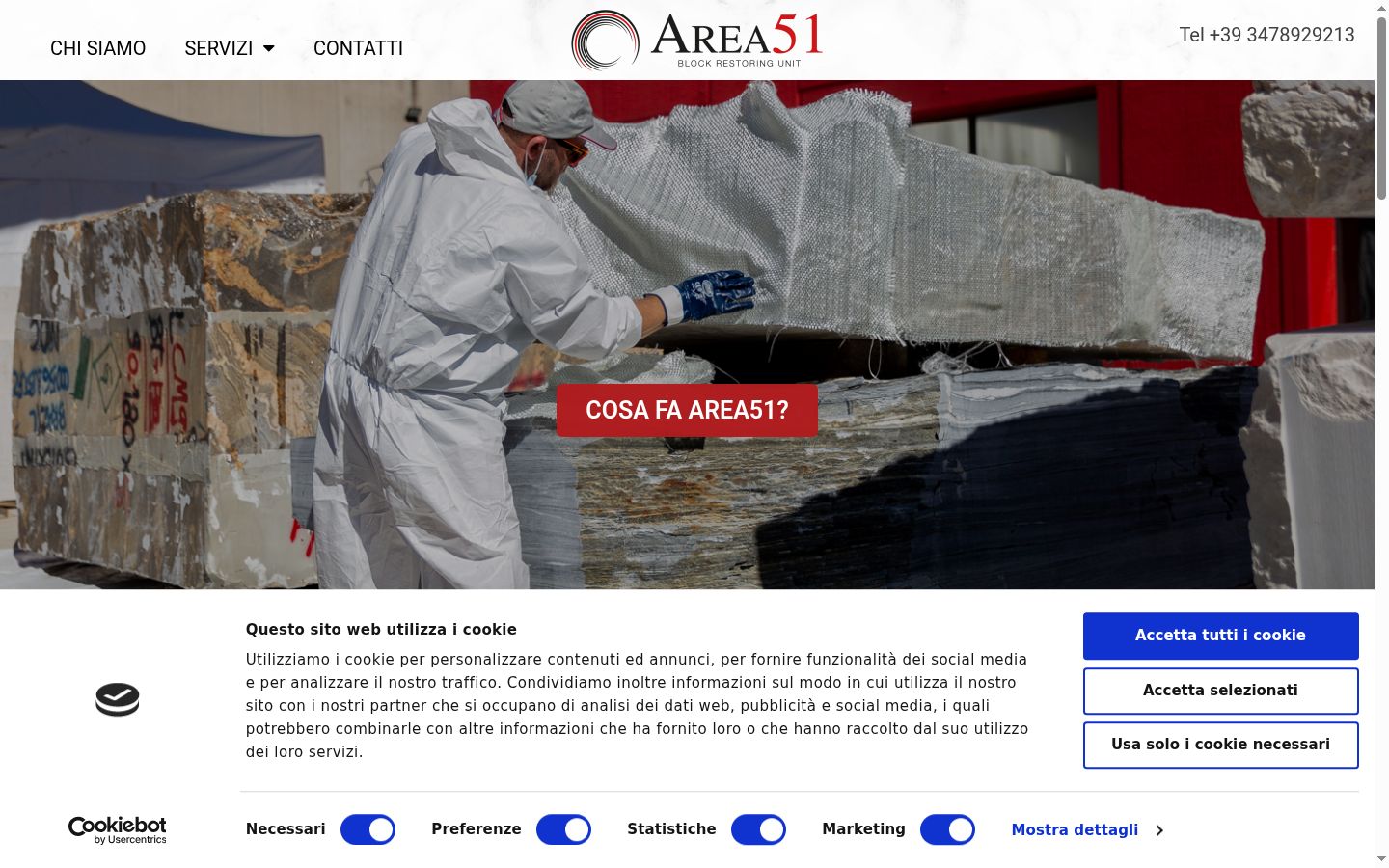 Screenshot tal-banner tal-kunsens muri qabel kwalunkwe interazzjoni