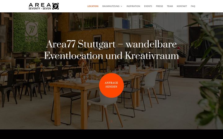 Screenshot ta' area77-stuttgart.de