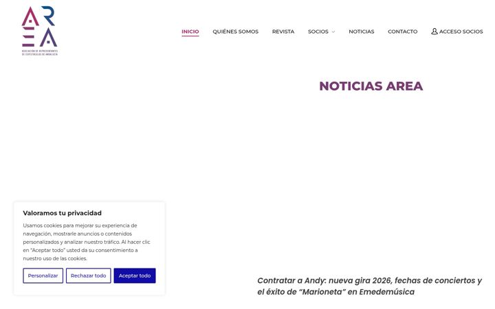 Capture d'écran de areaandalucia.com