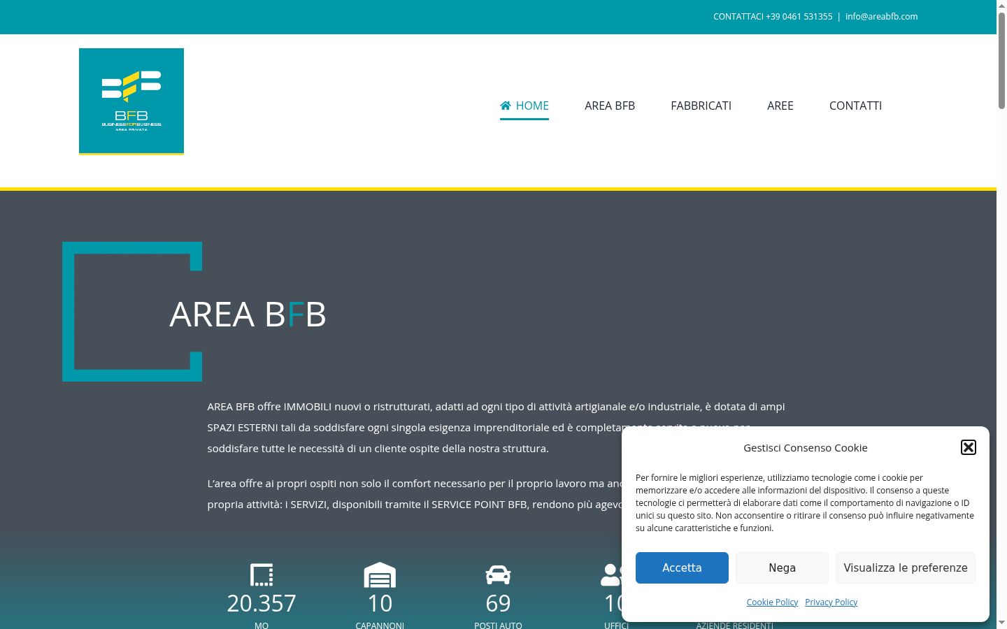 Capture d'écran de la bannière de consentement affichée avant toute interaction