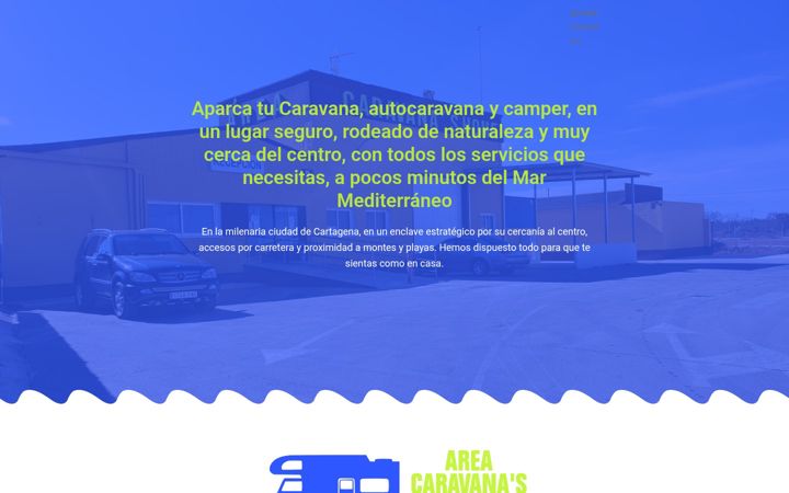 Ekrano kopija areacaravanashome.com