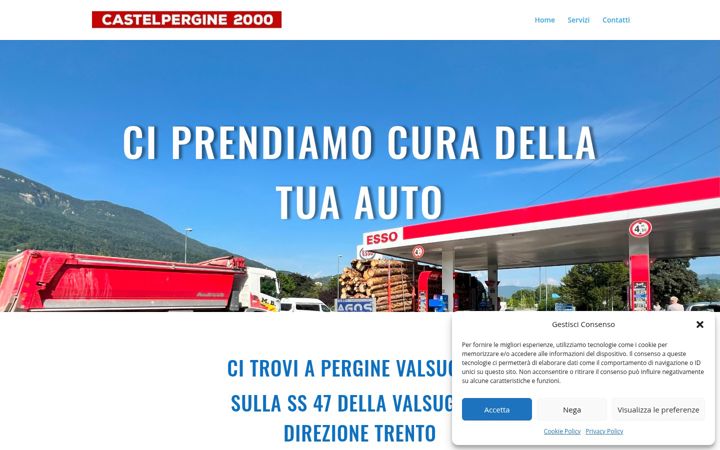 Zrzut ekranu areacastelpergine.it