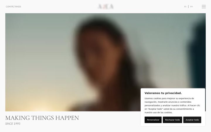 Ekrano kopija areacg.com