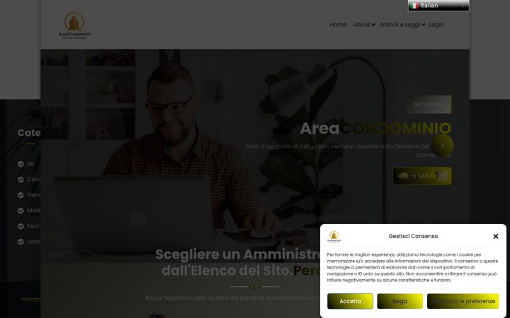 Zrzut ekranu areacondominio.it