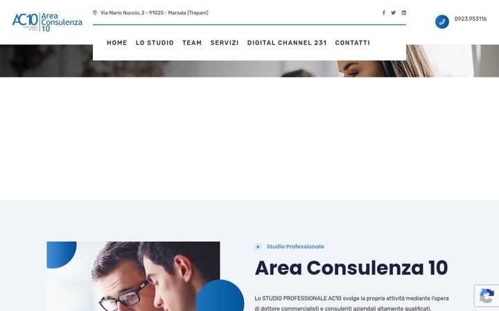 Screenshot ta' areaconsulenza10.com