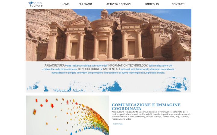 Screenshot ta' areacultura.com