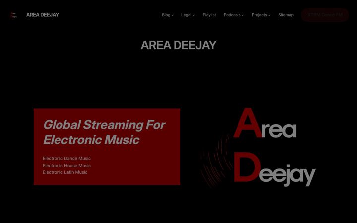Screenshot του areadeejay.com