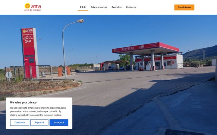 Screenshot του areadeservicioanna.com