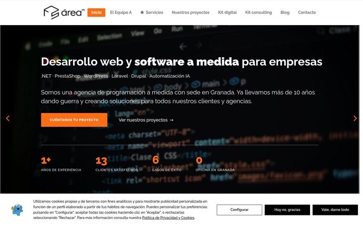 Screenshot of areaf5.es