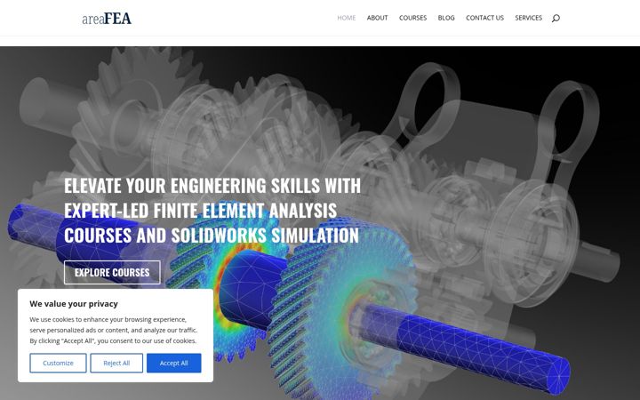 Screenshot ta' areafea.com