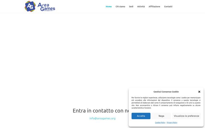 Snimka zaslona za areagames.org
