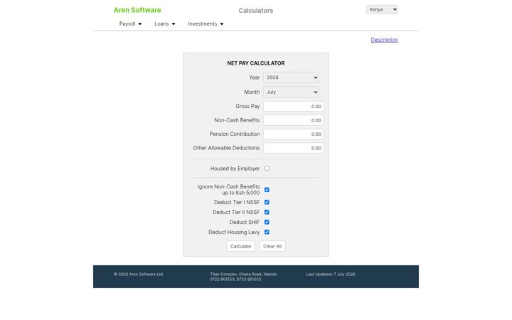 Screenshot of aren.software