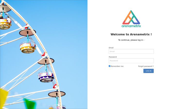 Screenshot of arenametrix.fr