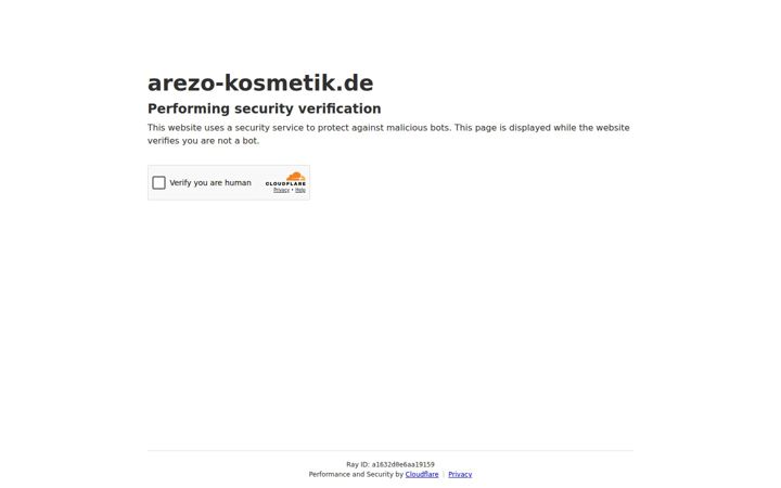 Screenshot of arezo-kosmetik.de