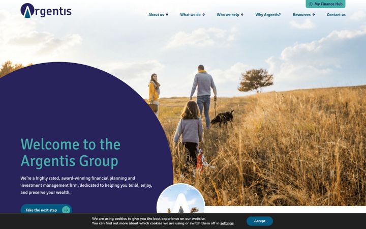 Screenshot of argentis.co.uk
