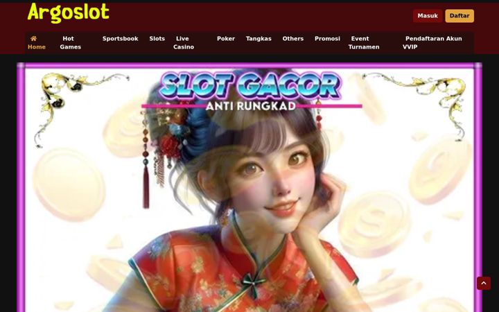 Captura de pantalla de argoslot.com