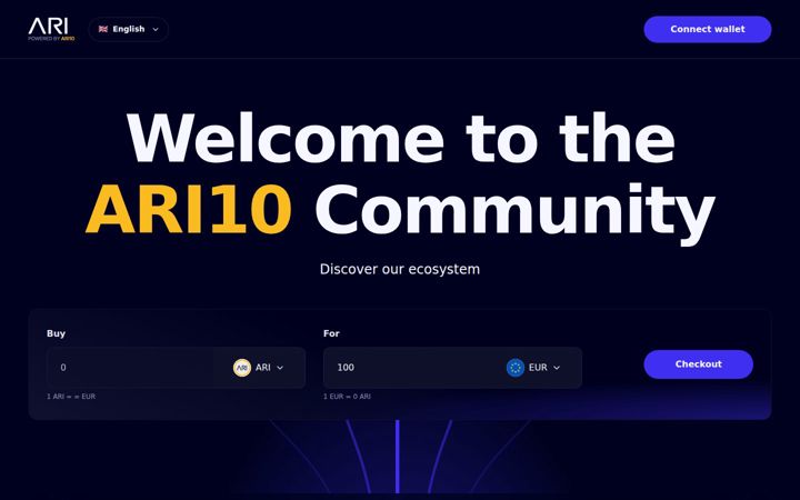 Screenshot of ari.community