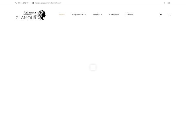 Screenshot di ariannaglamour.it