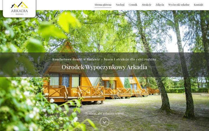 Screenshot di arkadia-radawa.pl