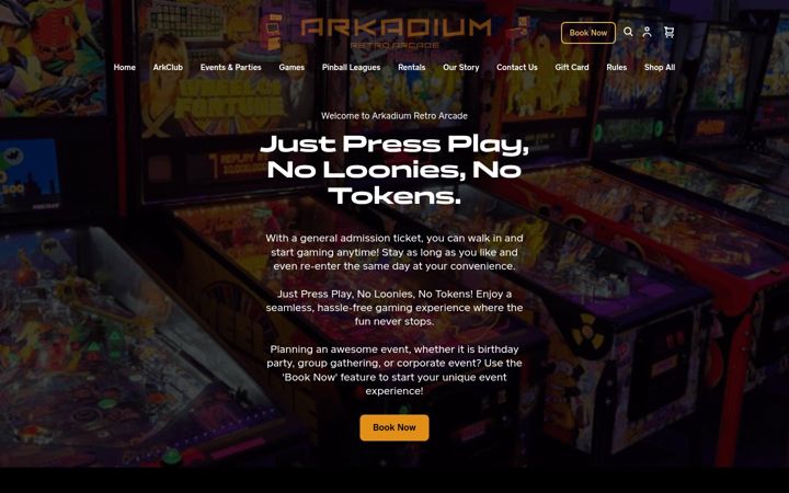 arkadiumretroarcade.com