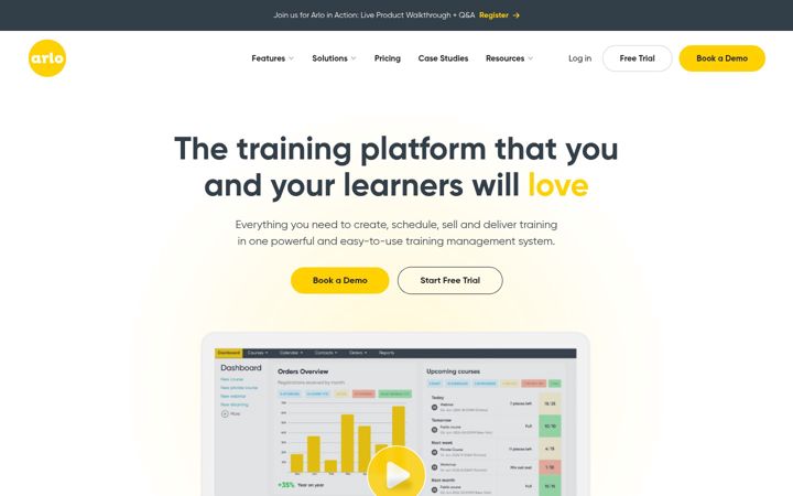 Screenshot of arlo.co