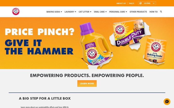 Screenshot of armandhammer.com