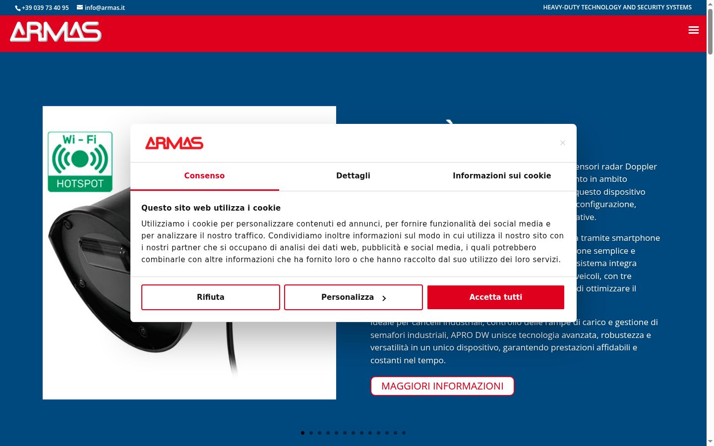 Screenshot του banner συγκατάθεσης που εμφανίστηκε πριν από οποιαδήποτε αλληλεπίδραση