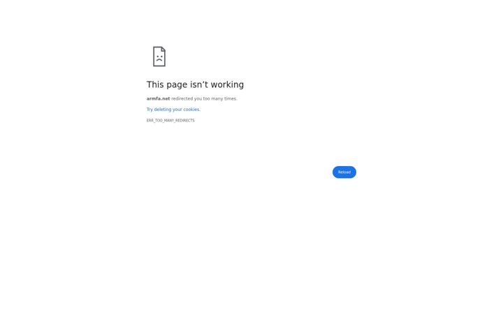 Screenshot of armfa.net