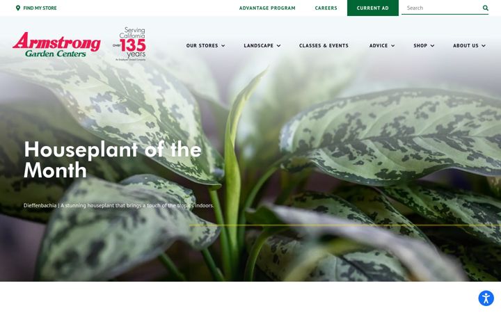 Screenshot of armstronggarden.com