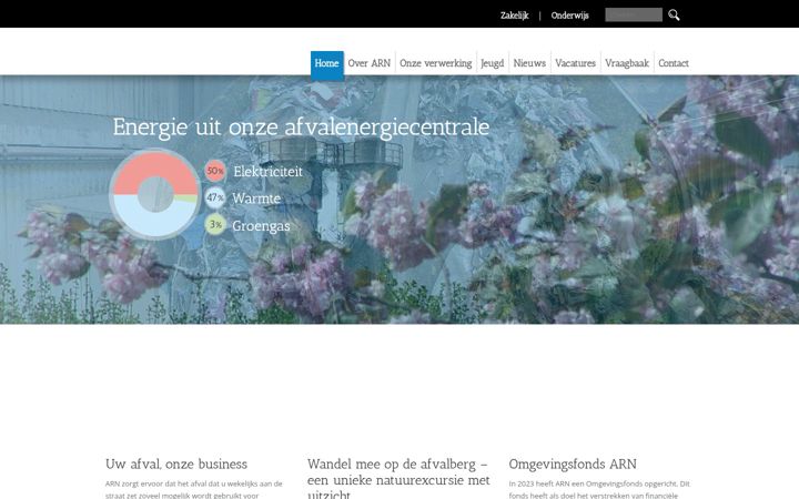 Екранна снимка на arnbv.nl
