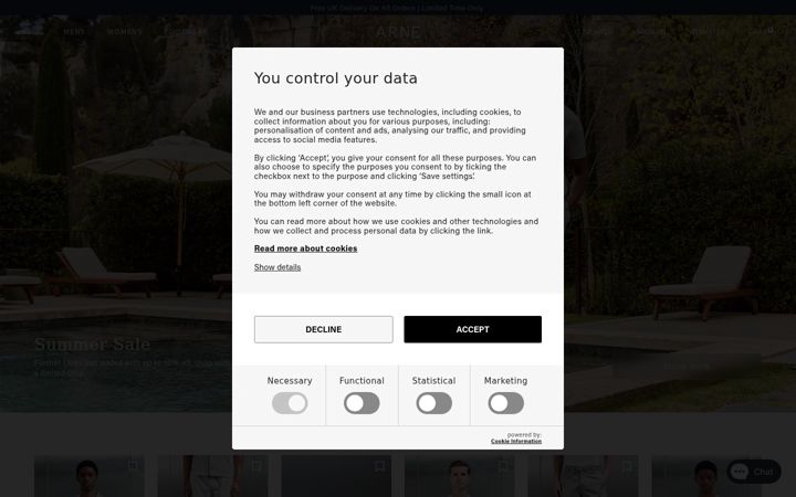 Screenshot του arneclo.com