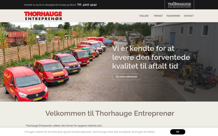 Screenshot of arnethorhauge.dk