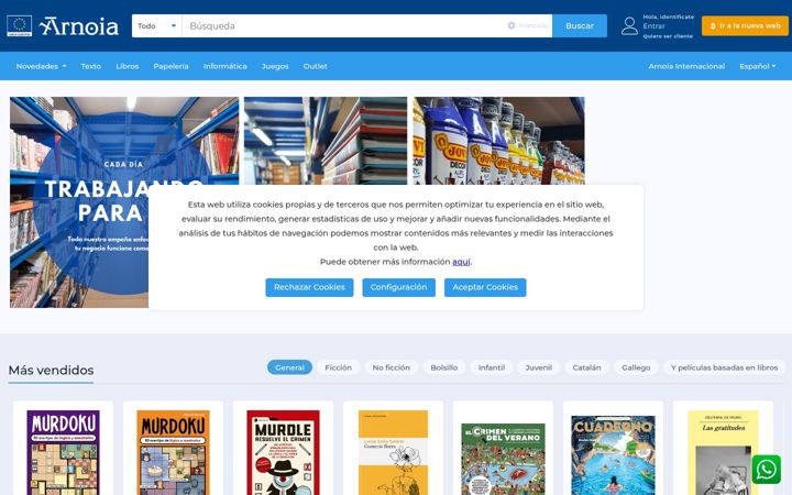 Screenshot of arnoia.com