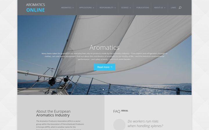Screenshot ta' aromaticsonline.eu