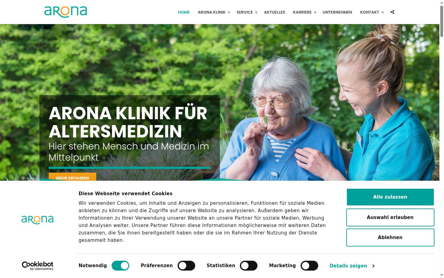Screenshot tal-banner tal-kunsens muri qabel kwalunkwe interazzjoni