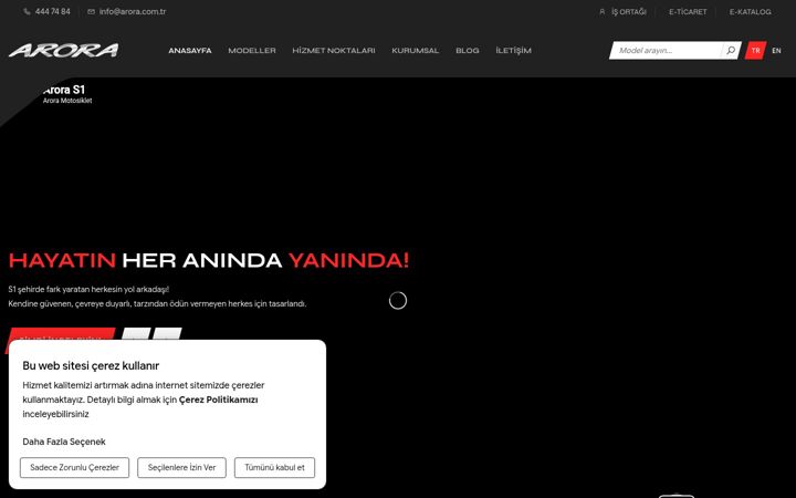 Screenshot of arora.com.tr