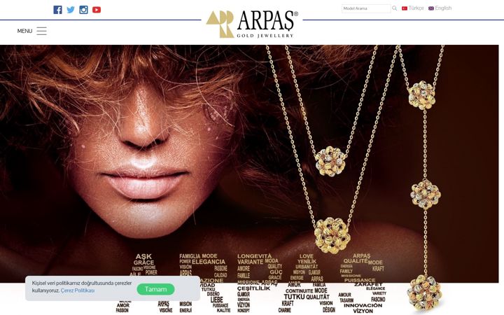 Screenshot of arpas.com.tr