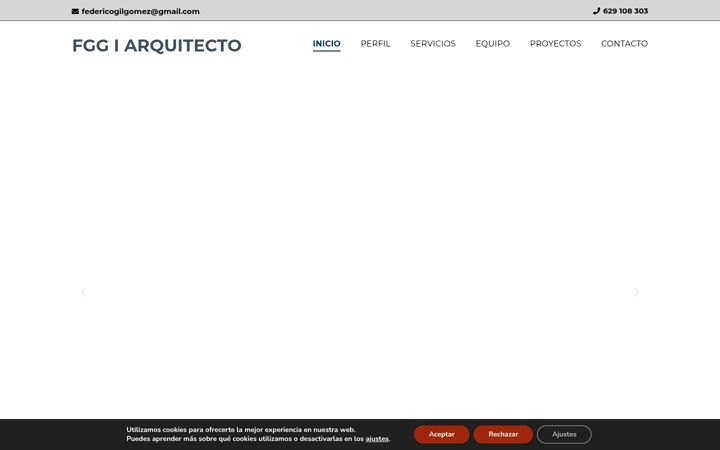 Captura de ecrã de arquitectofedericogilgomez.com