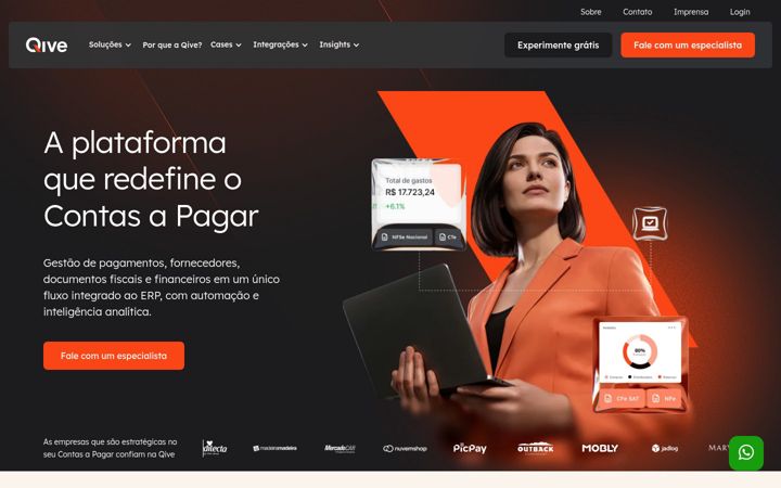 Screenshot of arquivei.com.br