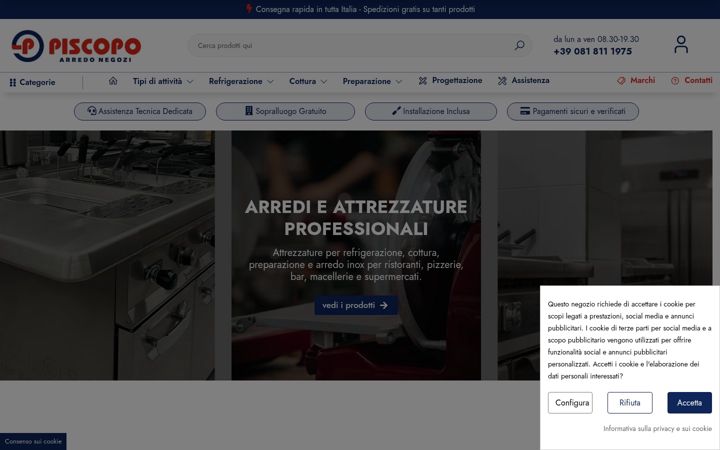 Screenshot of arredopiscopo.it