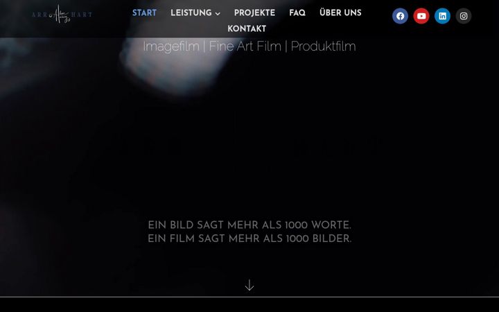 Screenshot του arrhartfilm.com