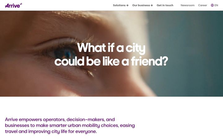 Screenshot of arrive.com